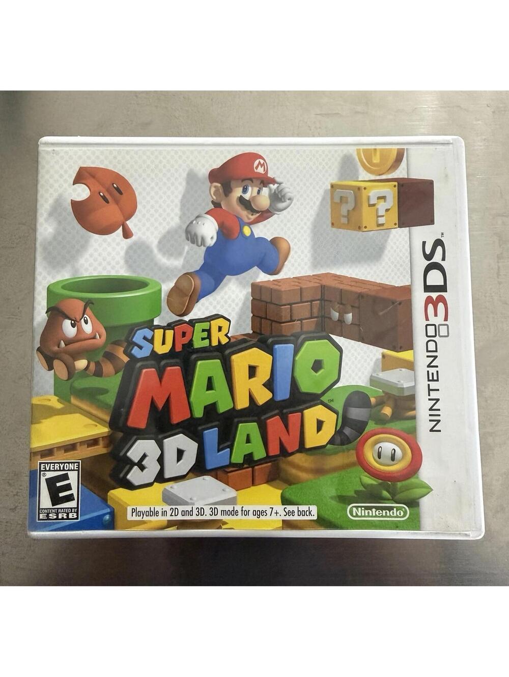 Super Mario 3D Land Nintendo 3DS 2011 CIB Complete